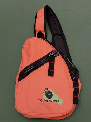 Youniverse orange crossbody bag like new