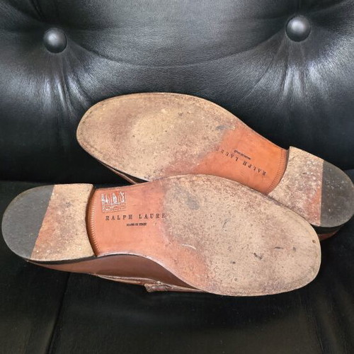 Polo Ralph Lauren loafers used, size US 8.5 EU 42, brown
