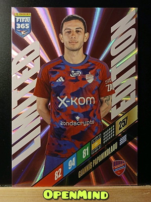 Κάρτα Giannis Papanikolaou Limited FIFA 365 2024 Adrenalyn XL καινούργιο