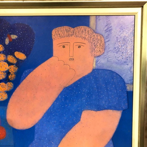 Faidon Patrikalakis art print in frame like new 90x90 cm