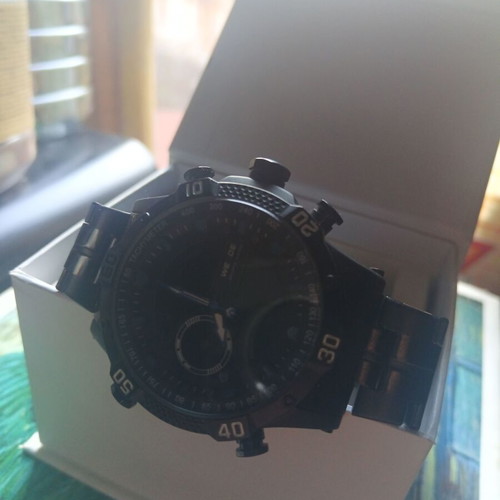 Weide men's watch like new, black and blue