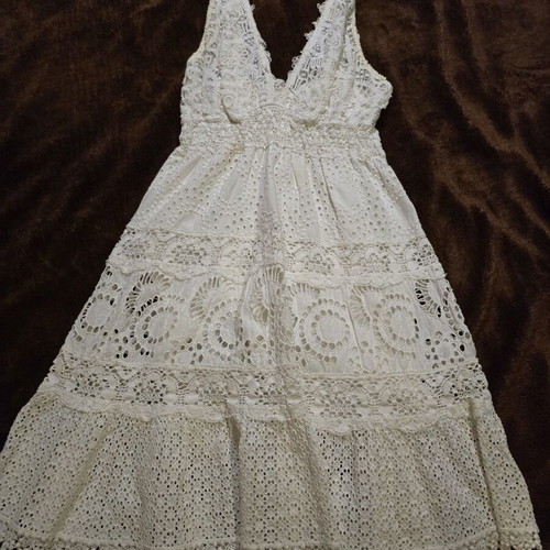Temptation Positano Dress white, like new, size S