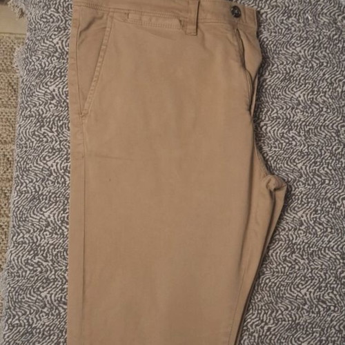 Gaudi men's skinny fit pants beige like new, size 36 W46