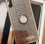 iPhone XS Max case ideal of Sweden plaid used with natural wear