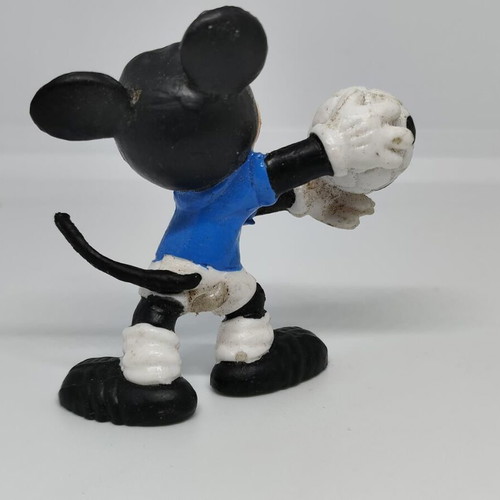 Mickey Mouse Footballer Bully Disney Vintage Figure like new