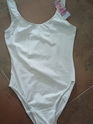 Plié White Bodysuit Size Large Brand New With Tags