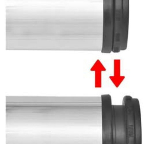 Adjustable furniture legs like new, set of 4, 80cm height