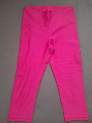 Under Armour HeatGear κολάν συμπίεσης μεταχειρισμένο, ροζ, μέγεθος M