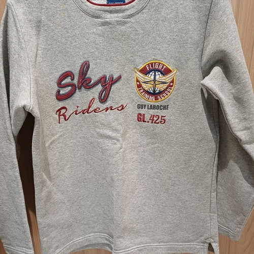 Guy Laroche boys' sweatshirt like new, grey, 11-12 years
