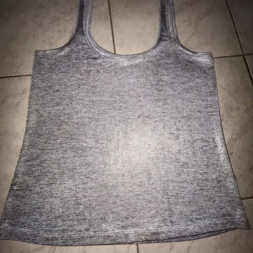 Blouse like new, size S, silver