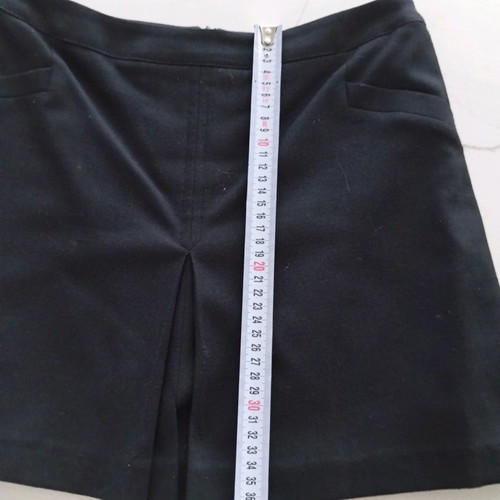 Mini skirt with box pleat used, No Small, Madlen, size S