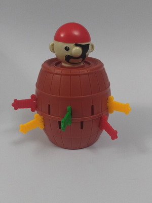 Pirate in the Barrel like new in original packaging