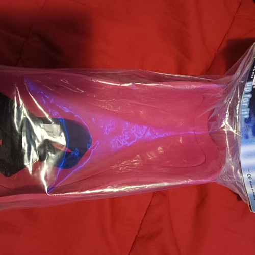 Football shin guards new, size large
