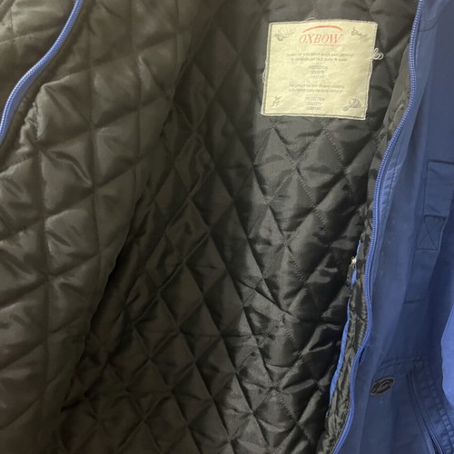Oxbow Blue Jacket with Inner Lining like new unisex