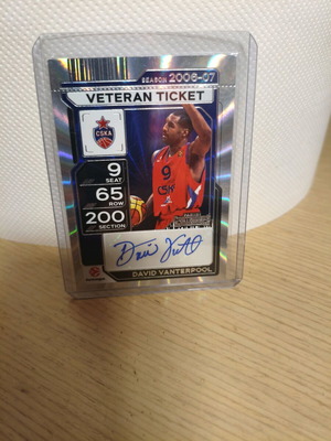 David Vanterpool Base Auto 2025-26 Panini Contenders New