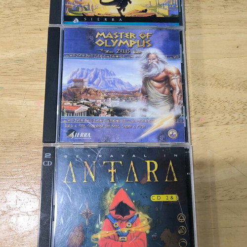 Retro PC Games Sierra pack of 3 used