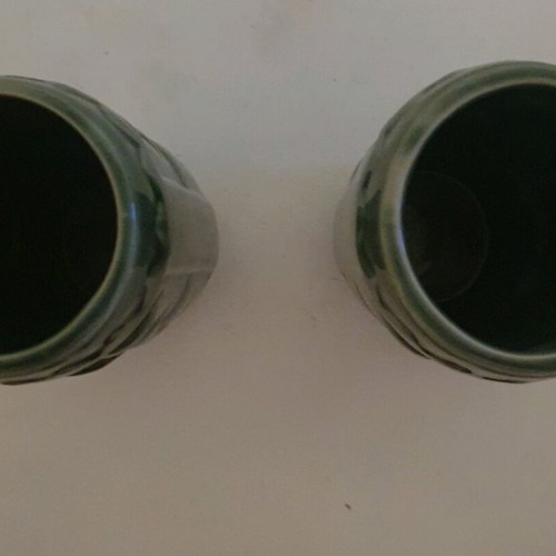 Tiki cocktail glasses set of two new