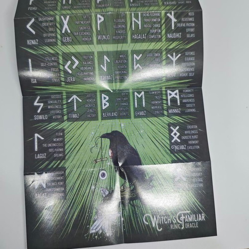 The Witch's Familiar Runic Oracle Deck pocket size, like new