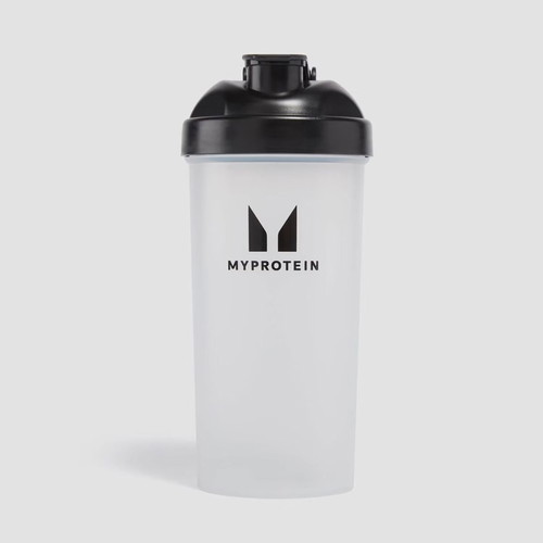 Myprotein plastic shaker new, transparent/black 600 ml
