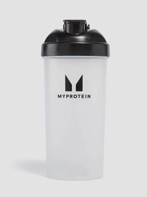 Myprotein plastic shaker new, transparent/black 600 ml