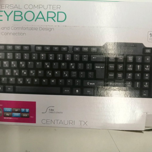 Omega wired keyboard like new, USB, black