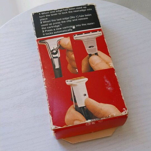 Gillette retro razor used