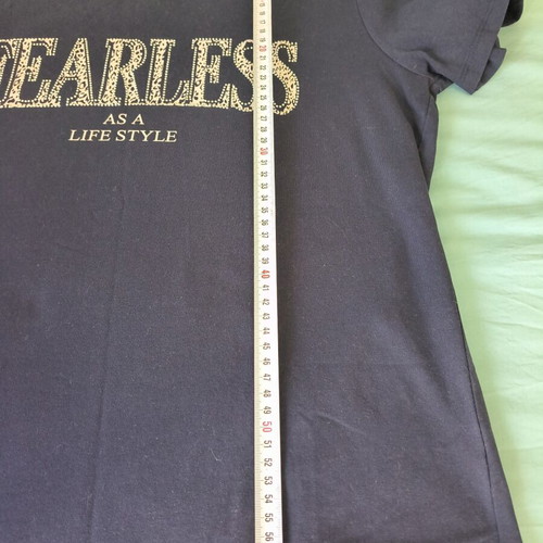 Fearless short sleeve T-shirt, Piaza Italia, dark blue