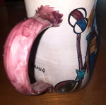 Ceramic handmade pitcher Vaniō like new