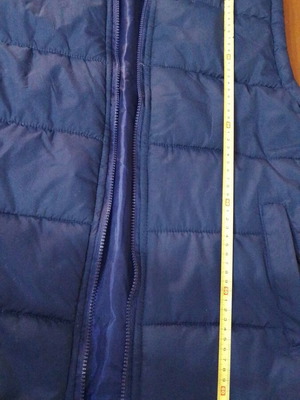 Polyester jacket like new, size M, blue