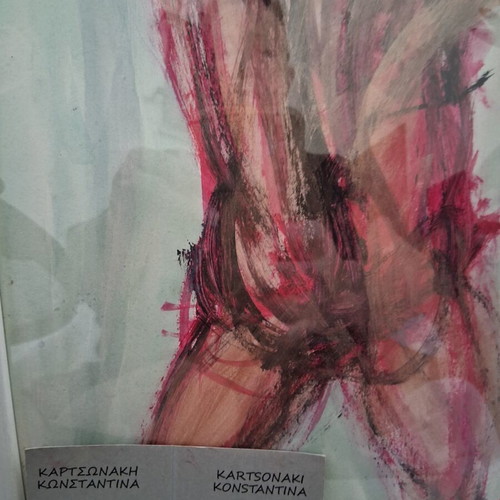 Painting "Nude" Expressionism 30×40cm Framed Signed Like New