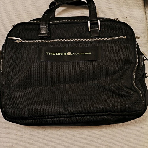 The Bridge laptop briefcase new, black