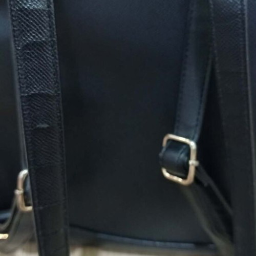 River Island backpack used, black, large with 2 compartments