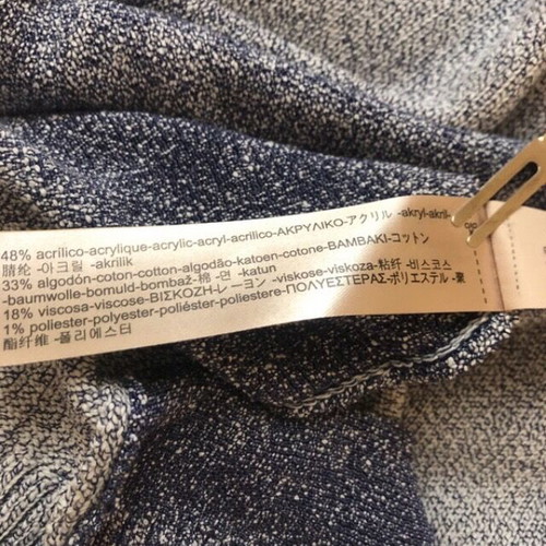 Massimo Dutti women's summer dress size M new blue-white cotton