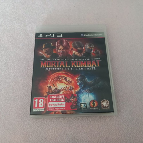 Mortal Kombat Komplete Edition PS3 game like new