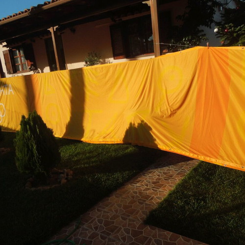 Used cloths, covers from Athens 2004 Olympic Games facilities, set of 5