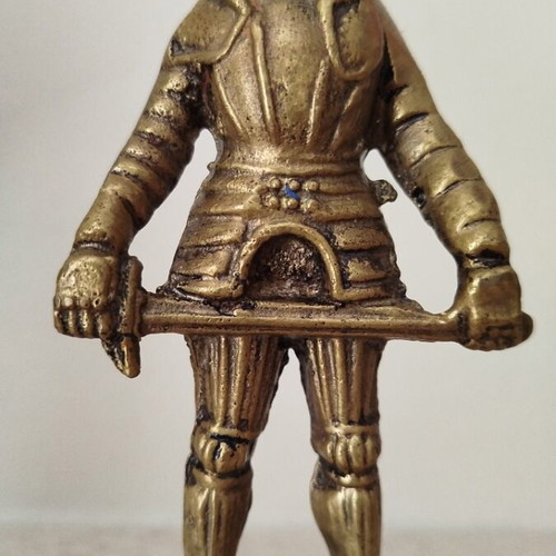 Bronze knight vintage used