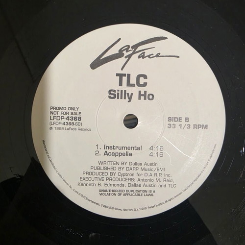 TLC Promo vinyl "Silly Ho" used, R&B / Soul