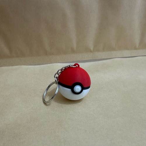 Pokeball keychain 3D printed like new, handmade unofficial