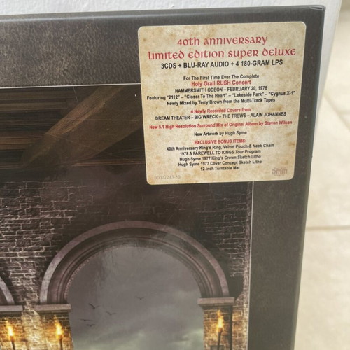Rush A Farewell To Kings Deluxe Edition CD new 40th anniversary