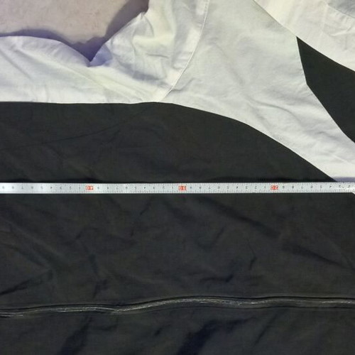Corteiz Alcatraz windbreaker jacket black and white, size M