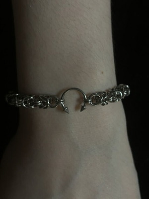 Handmade Chainmail Bracelet Silver Stainless Steel New