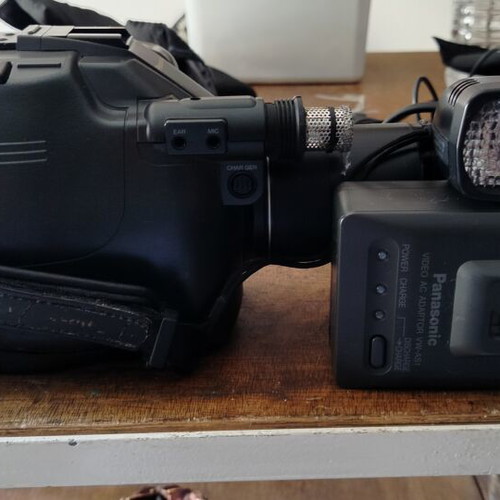Panasonic video camera with charger, no battery, made in Japan