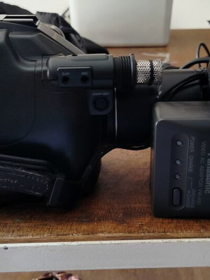 Panasonic video camera with charger, no battery, made in Japan