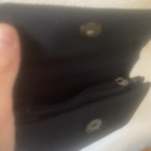 Women's wristlet bag like new, dark blue