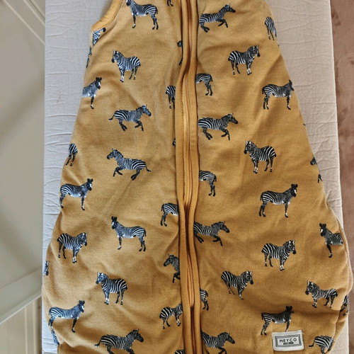 Meyco Baby Sleeping Bag TOG 2.5 Size 62 Zebra Pattern like new