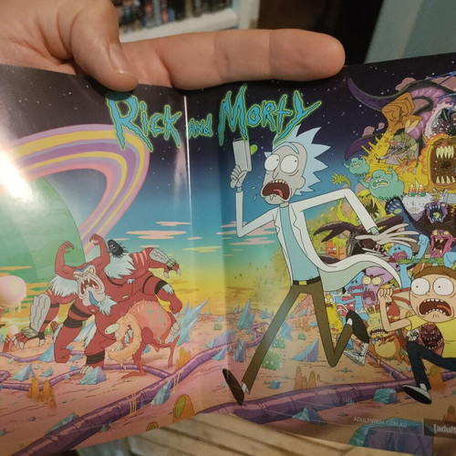 Rick and Morty Season One Blu-Ray like new, Australian import, English subtitles