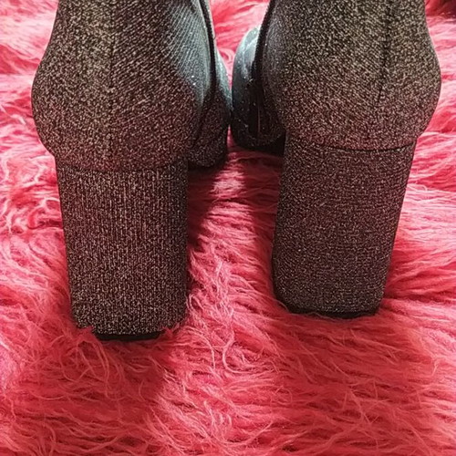 Pull & Bear women's silver boots like new, size 39