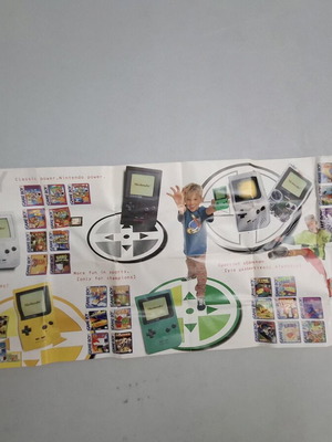 Αφίσα Game Boy Nintendo σαν καινούργιο, διαστάσεις 84x29 cm