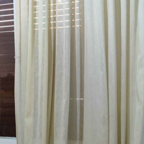 Curtain set beige color, like new, 2 pieces 1.60x2.30 m
