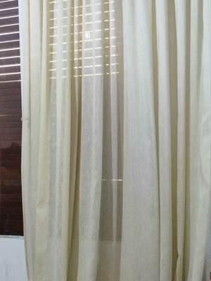 Curtain set beige color, like new, 2 pieces 1.60x2.30 m